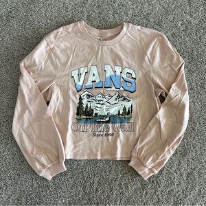 Vans— Pink Graphic Kids Sweater